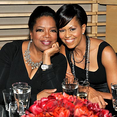 African American Celebrity Couples on Talk About A Power Couple  Oprah Winfrey And Michelle Obama Find